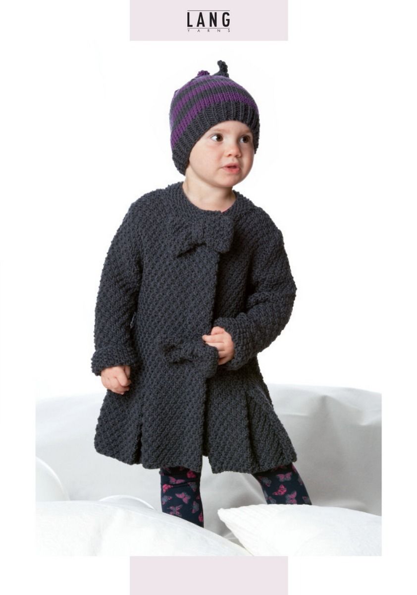 manteau pour bébé Modèle 34 catalogue Lang Yarns FAM 196