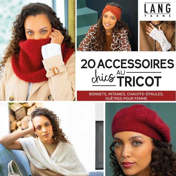 Couverture livre 20 accessoires chics au tricot