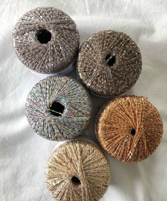 paillettes lang yarns