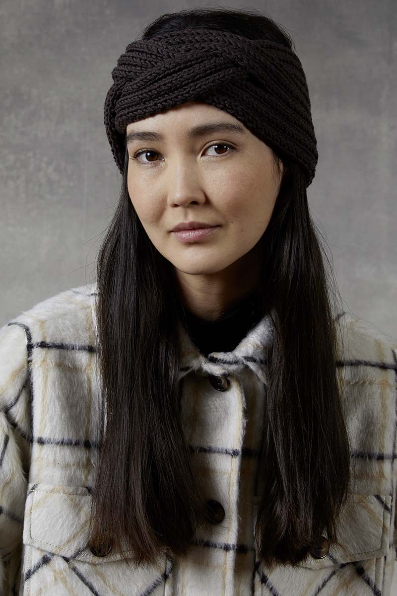Headband 9 booklet accessoires bonnets tricotés Lang Yarns n°1