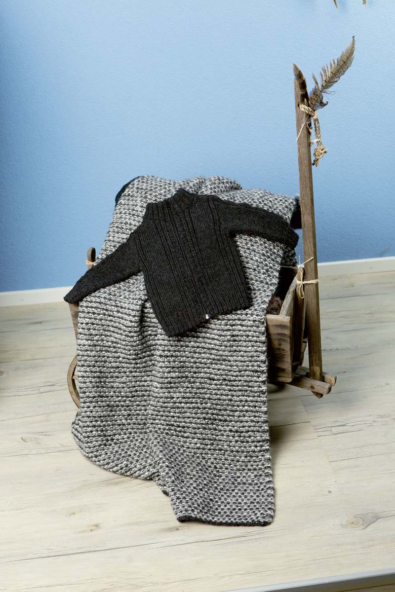 tricoter un gilet bébé Gilet 1 catalogue Lang Yarns FAM 221