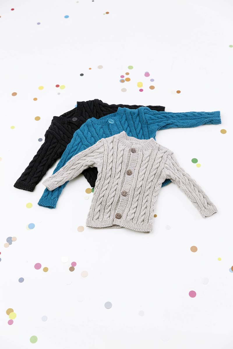 tricoter un gilet bébé Gilet 10 catalogue Lang Yarns FAM 240