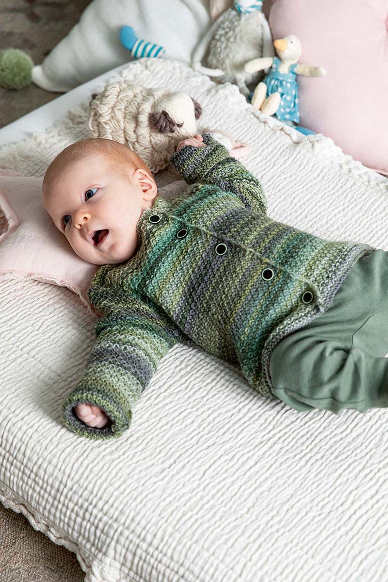 Gilet bébé 9 catalogue Lang Yarns Punto 54