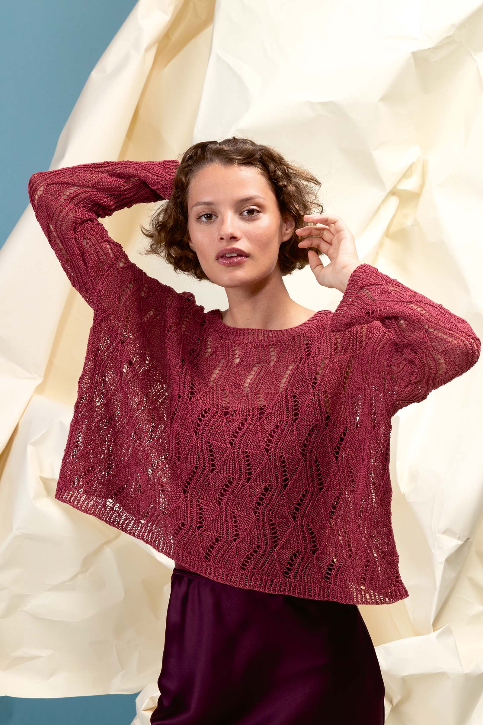 modele tricot avec surjet simple
