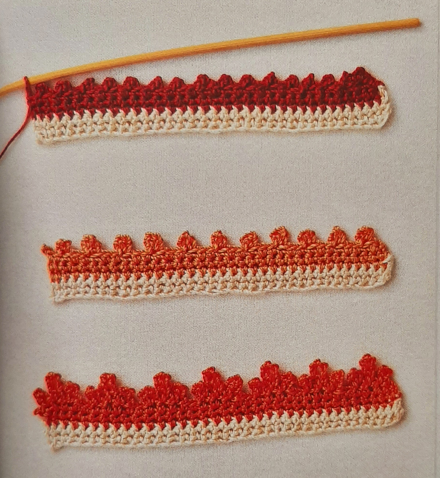 Bordures au crochet