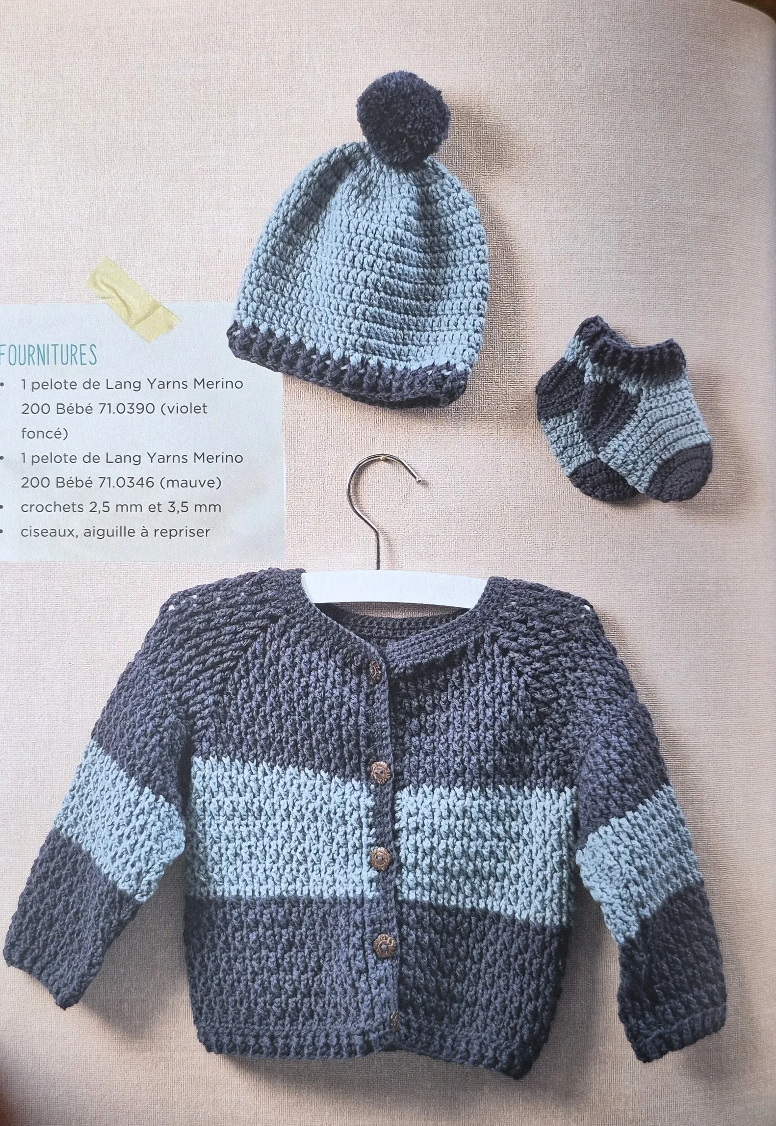 le grand livre du crochet pour bébé avec m. cey lang yarns 1