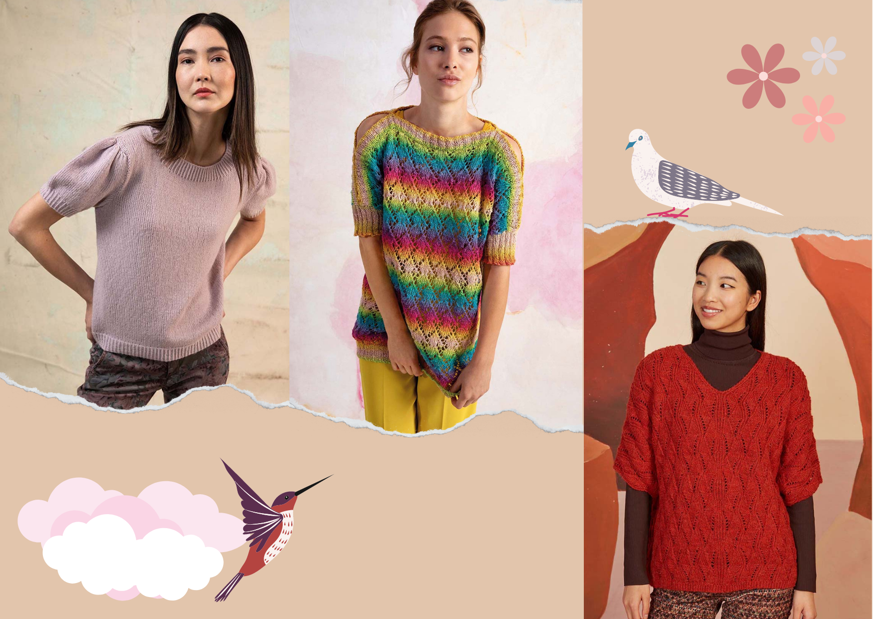 Pull avec manches courtes, comment le tricoter ? - Le blog de Ladylaine