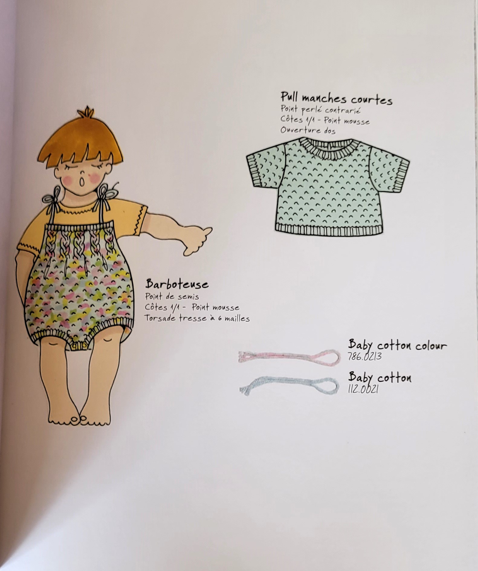 Livre je tricote une jolie layette Frédérique Alexandre Editions Marie Claire laines Lang Yarns