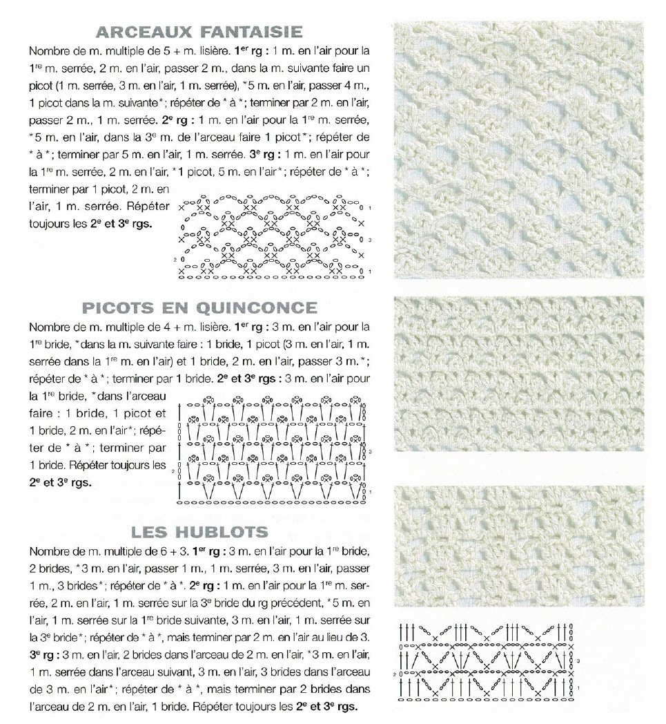 les arceaux fantaisie crochet