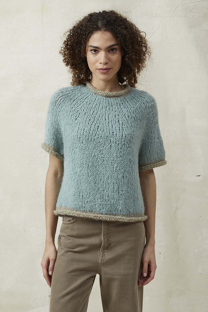 Pull 9 catalogue Lang Yarns Punto 48 top down