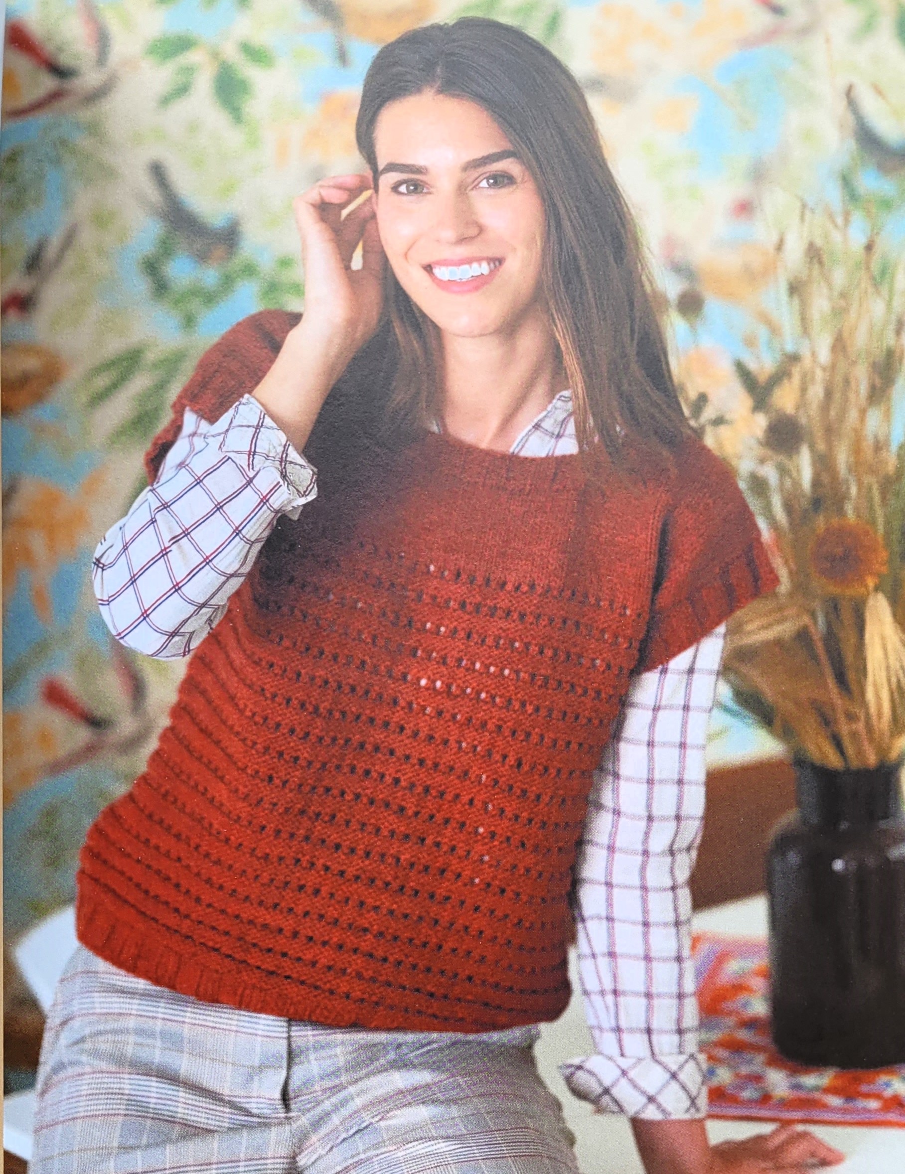 Livre je tricote des pulls, vestes, gilets Frederique Alexandre, editions Marie claire, laines Lang Yarns