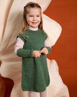 Lot Enfant Jillian Closet – Robe, Legging Et écharpe Tricotés, Taille 5-6 Ans