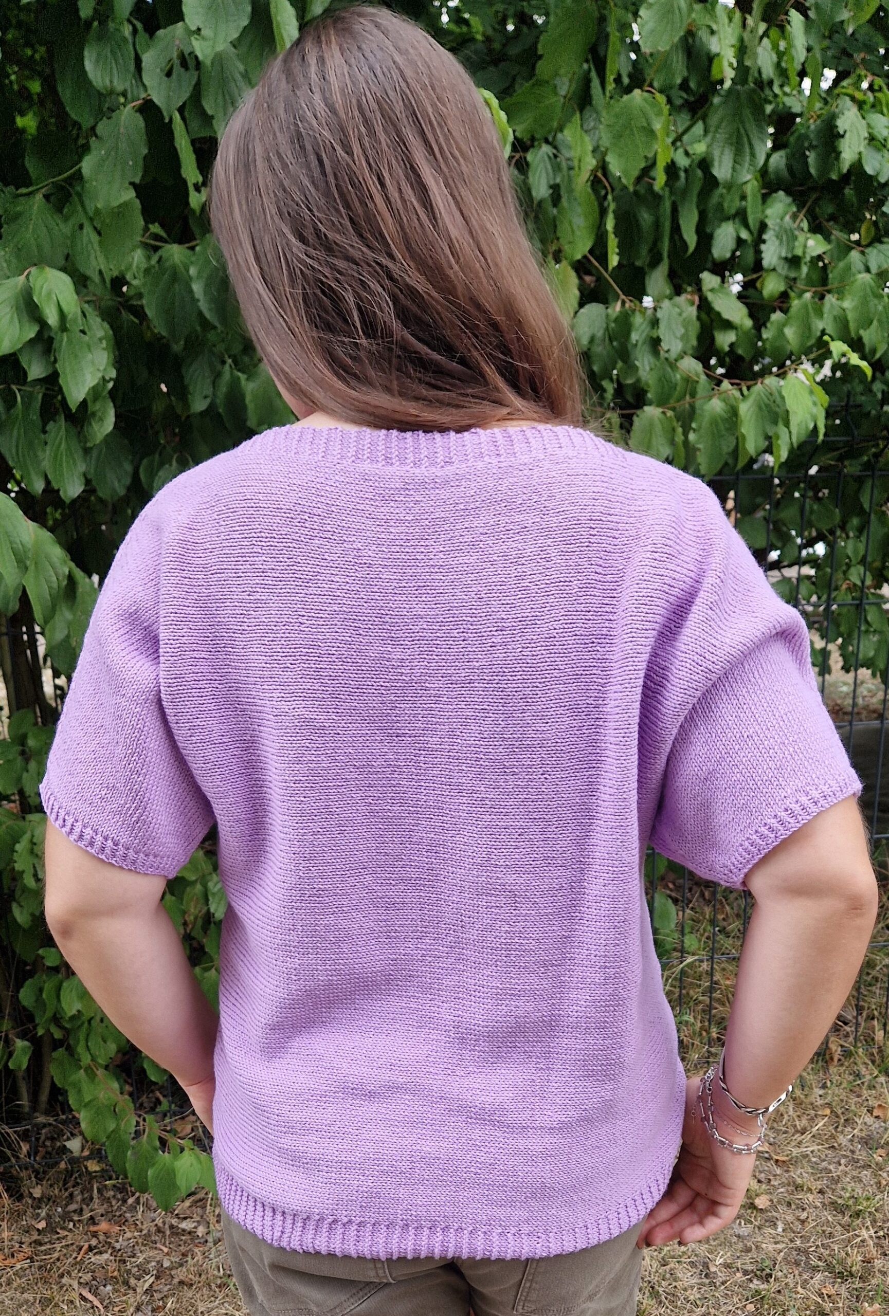 Pull ajouré en coton Baby Cotton, modèle 58 catalogue Lang Yarns FAM 276