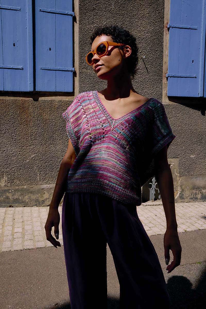 Débardeur 8 catalogue Lang Yarns Punto 82 Lisboa