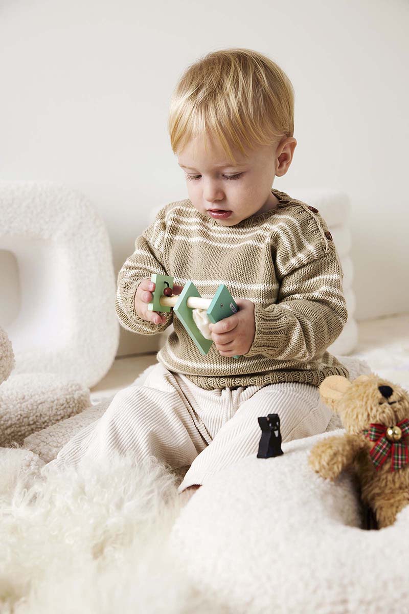 Modèle en coton baby Cotton Naturally Colored de Lang Yarns - Catalogue Lang Yarns Punto 83