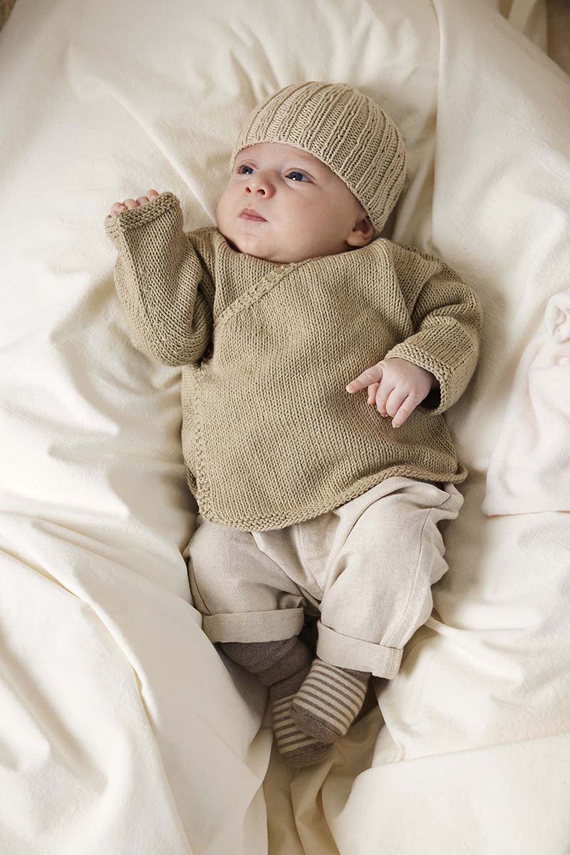 Modèle en coton baby Cotton Naturally Colored de Lang Yarns - Catalogue Lang Yarns Punto 83