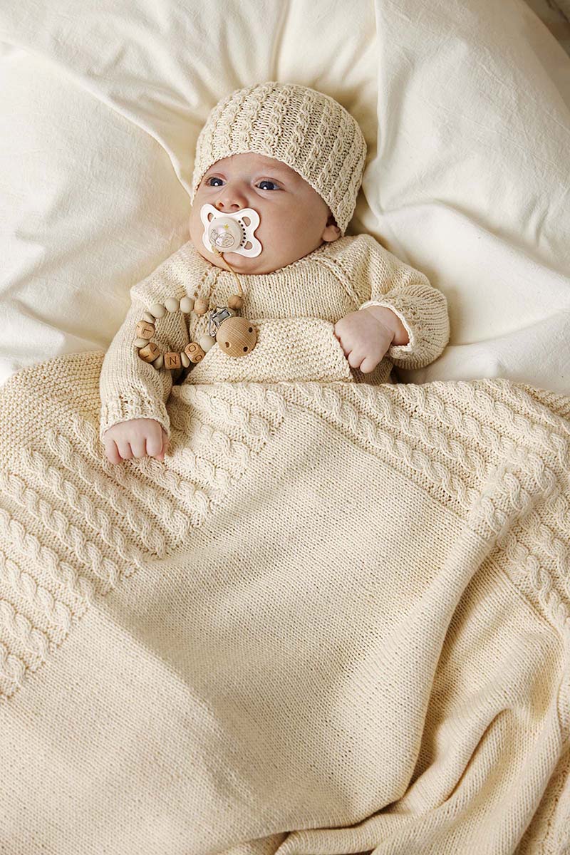 Modèle en coton baby Cotton Naturally Colored de Lang Yarns - Catalogue Lang Yarns Punto 83