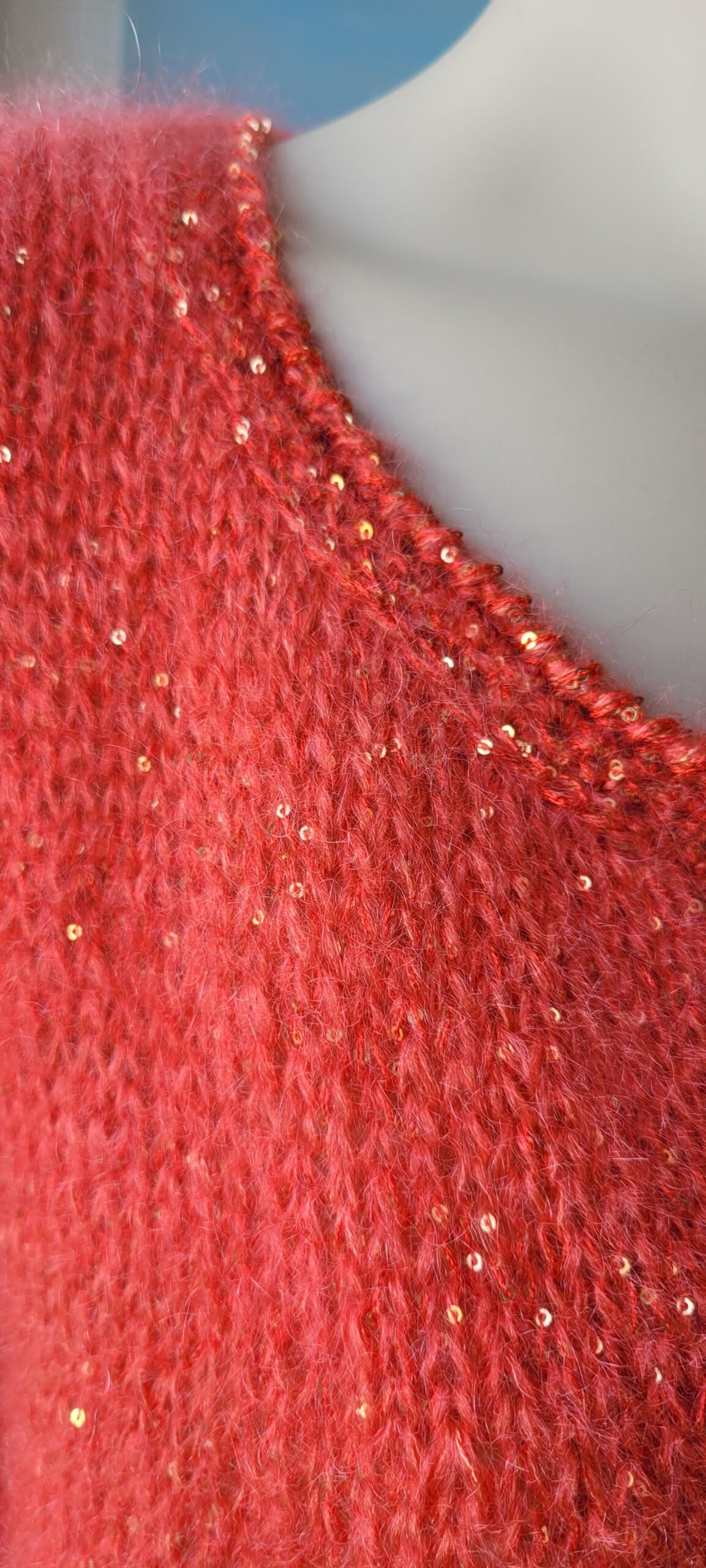 Gilet Mohair Luxe et Paillettes Lang Yarns