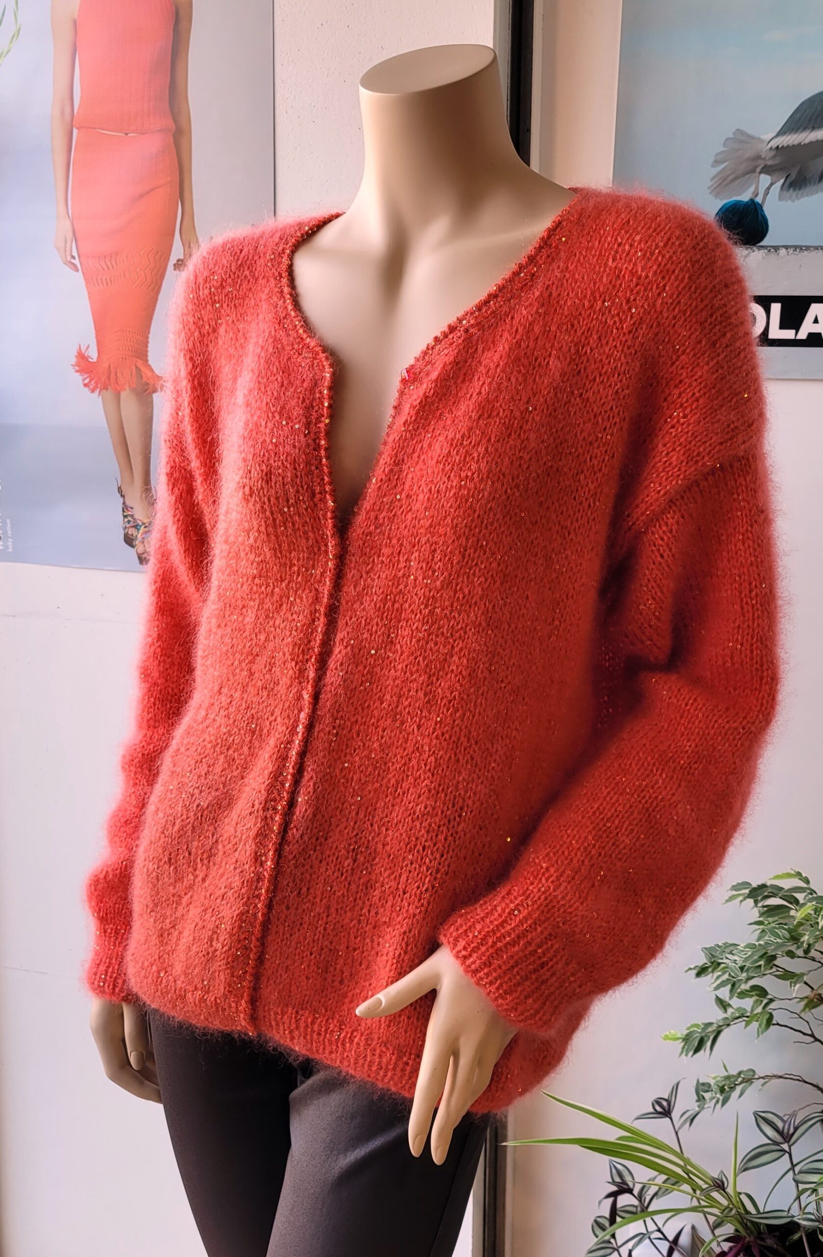 Gilet Mohair Luxe et Paillettes Lang Yarns