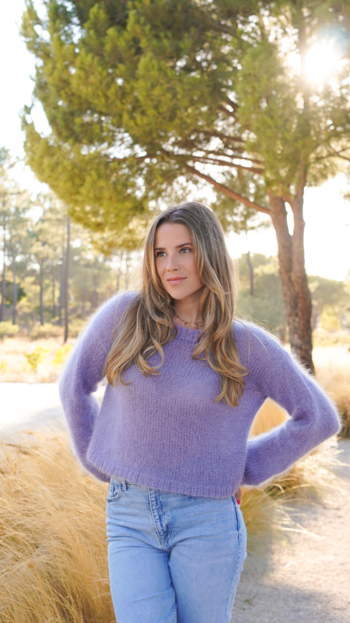 Pull lapa Judith Jelena laine Mohair Luxe Lang Yarns