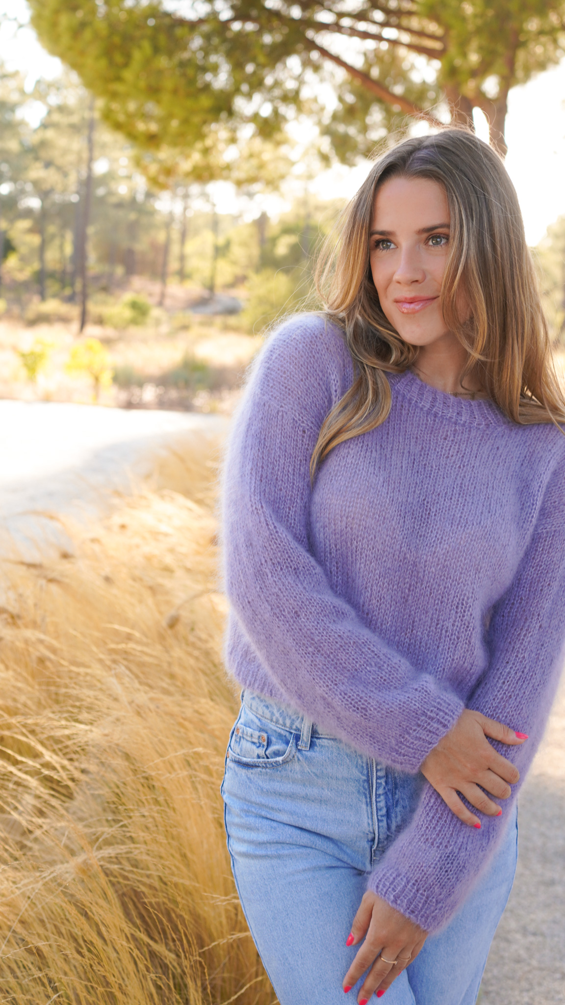 Pull lapa Judith Jelena laine Mohair Luxe Lang Yarns