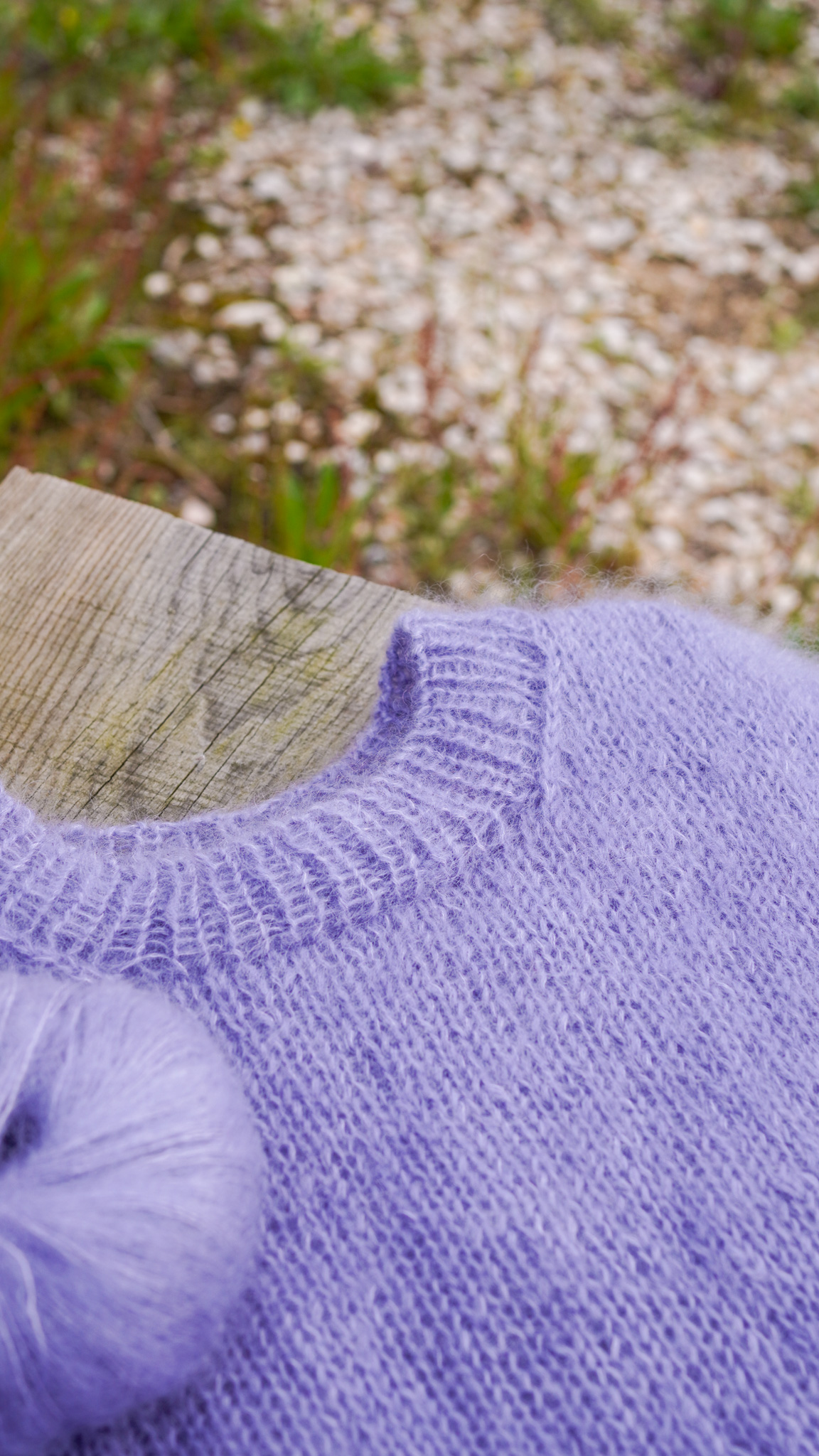 Pull lapa Judith Jelena laine Mohair Luxe Lang Yarns
