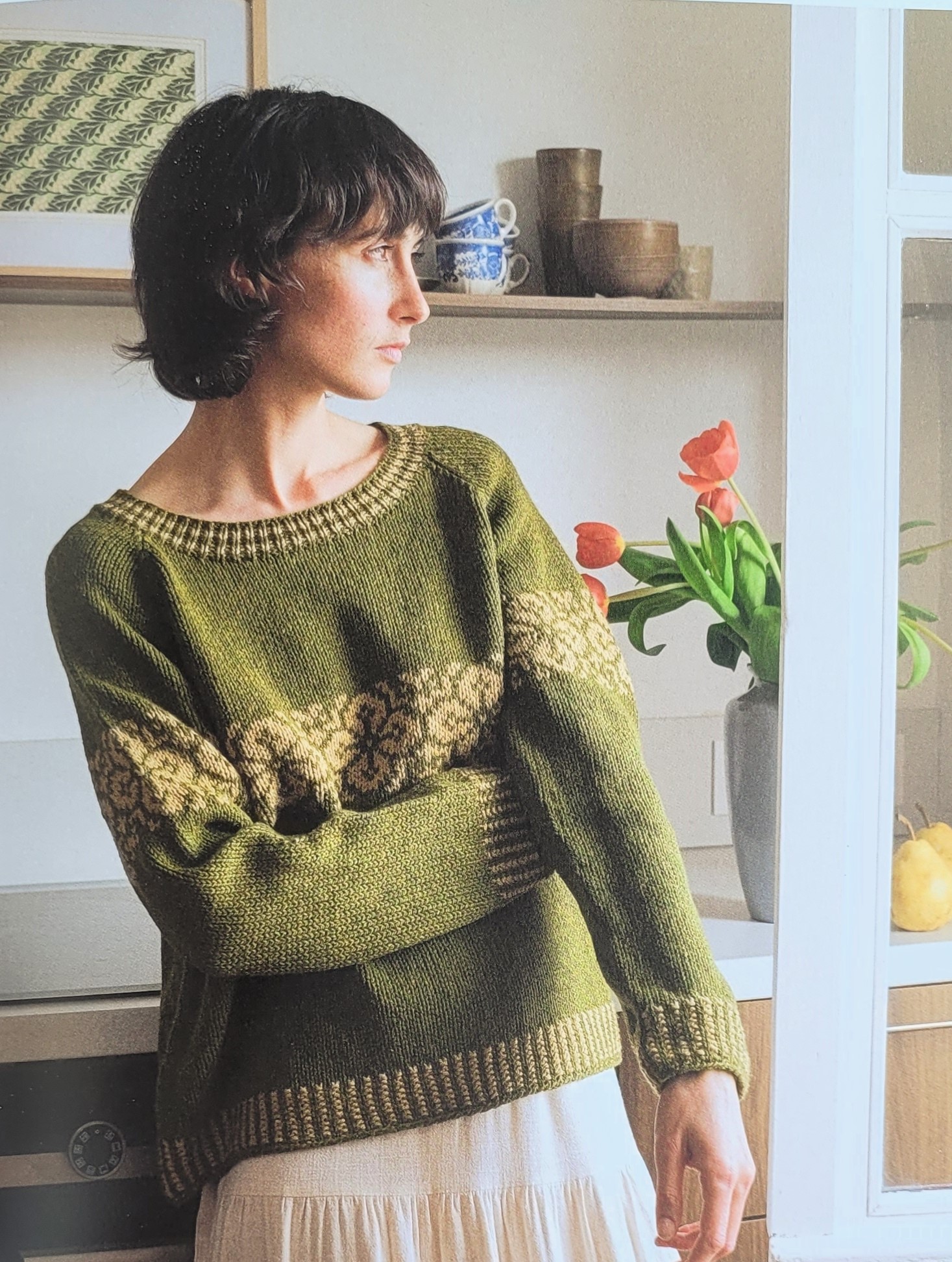 Livre Mailles Nordiques de Frédérique Alexandre, laines Lang Yarns, Editions Marie Claire