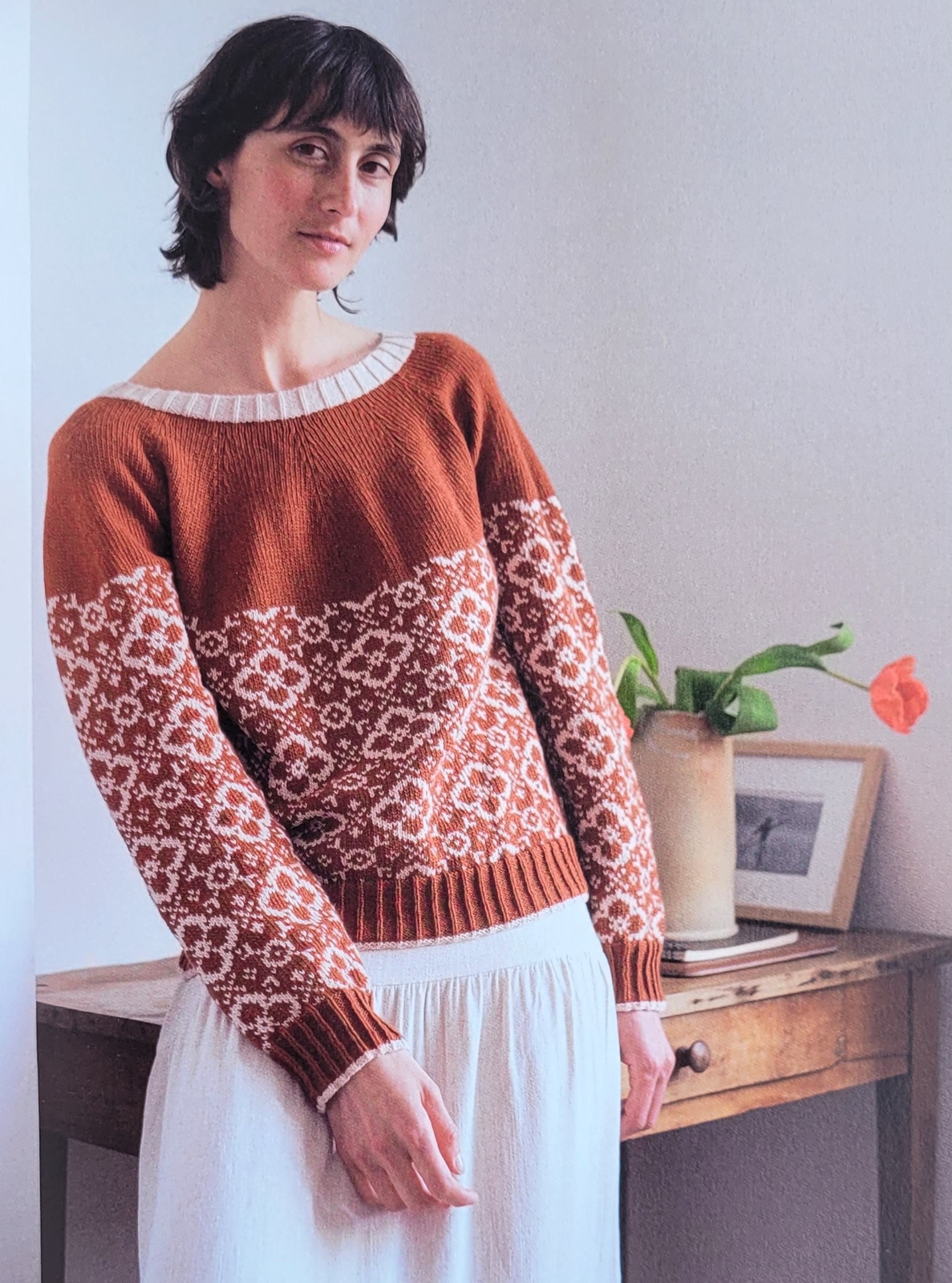 Livre Mailles Nordiques de Frédérique Alexandre, laines Lang Yarns, Editions Marie Claire
