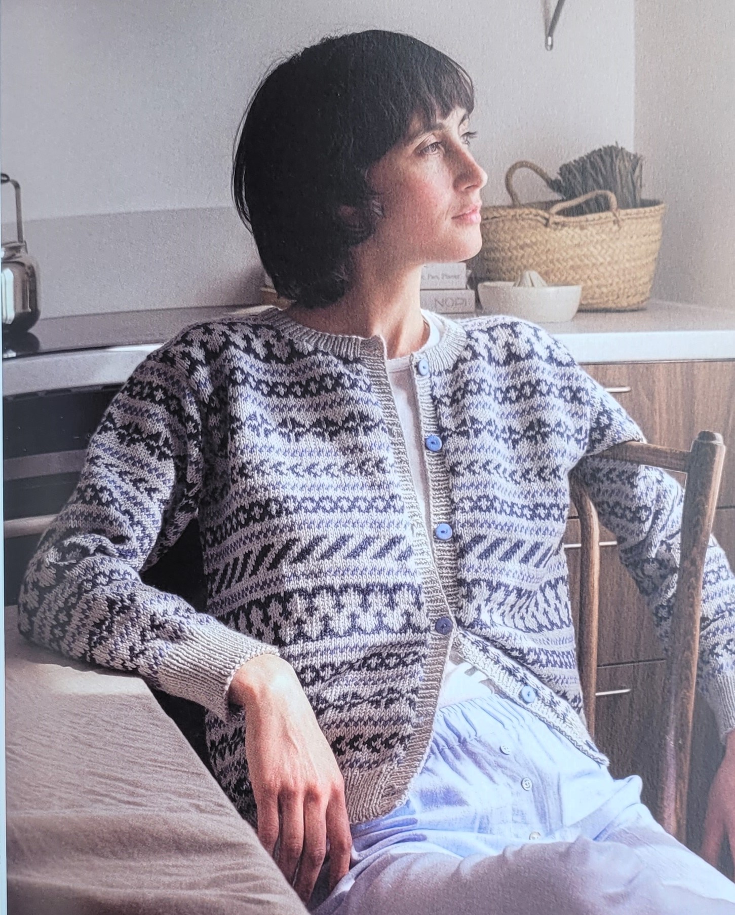 Livre Mailles Nordiques de Frédérique Alexandre, laines Lang Yarns, Editions Marie Claire