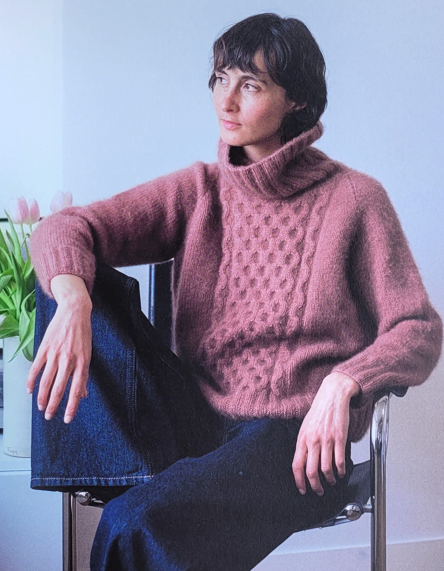 Livre Mailles Nordiques de Frédérique Alexandre, laines Lang Yarns, Editions Marie Claire