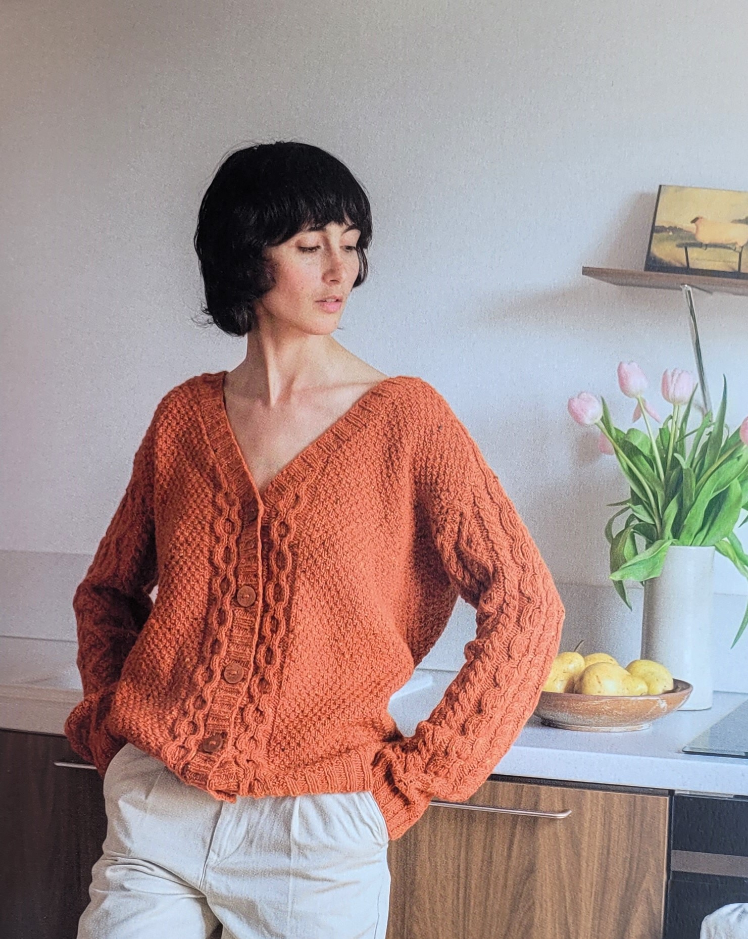 Livre Mailles Nordiques de Frédérique Alexandre, laines Lang Yarns, Editions Marie Claire