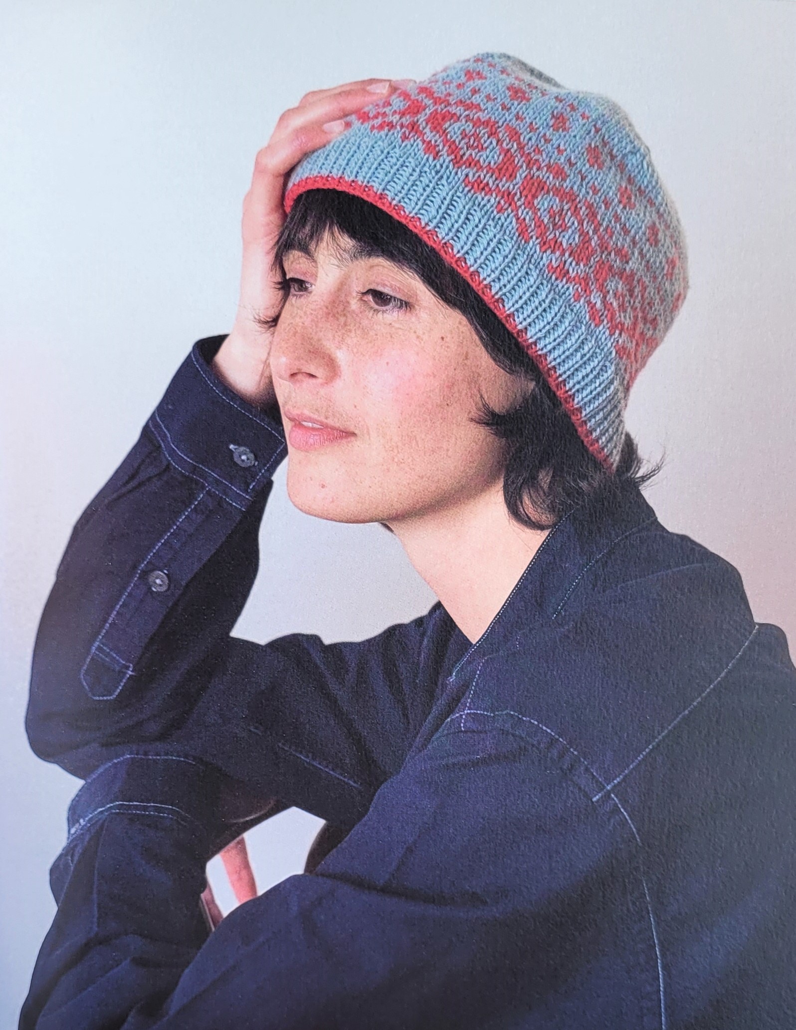 Livre Mailles Nordiques de Frédérique Alexandre, laines Lang Yarns, Editions Marie Claire