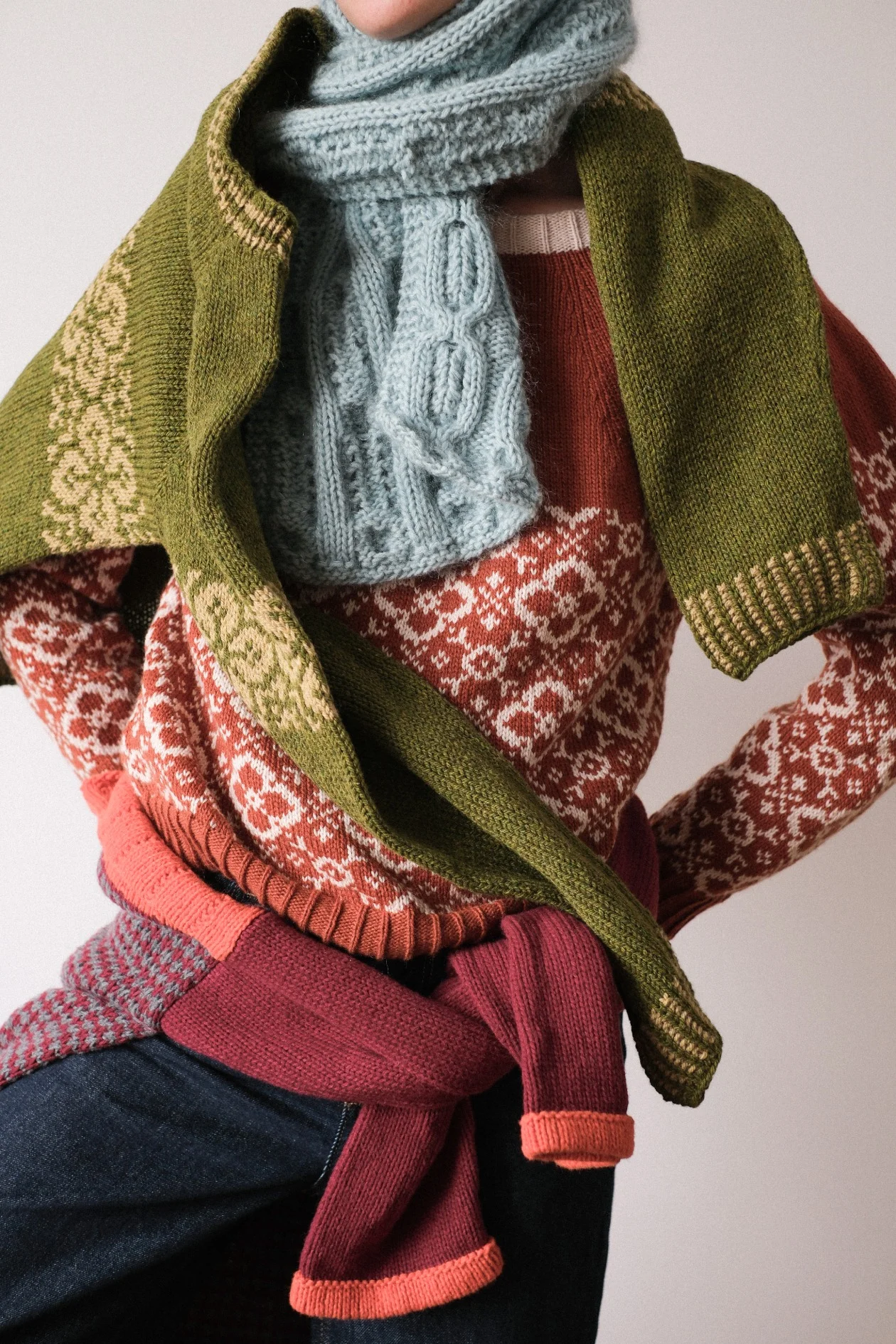 livre mailles nordiques de frederique alexandre laines lang yarns