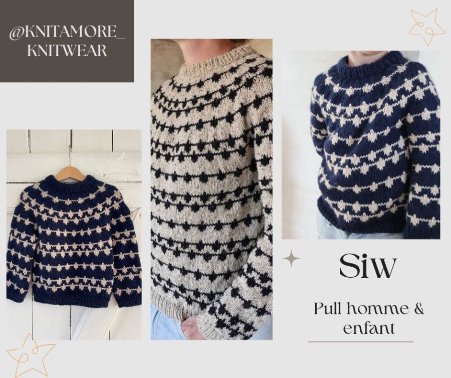Pull Siw de KnitAmore laines Lang Yarns