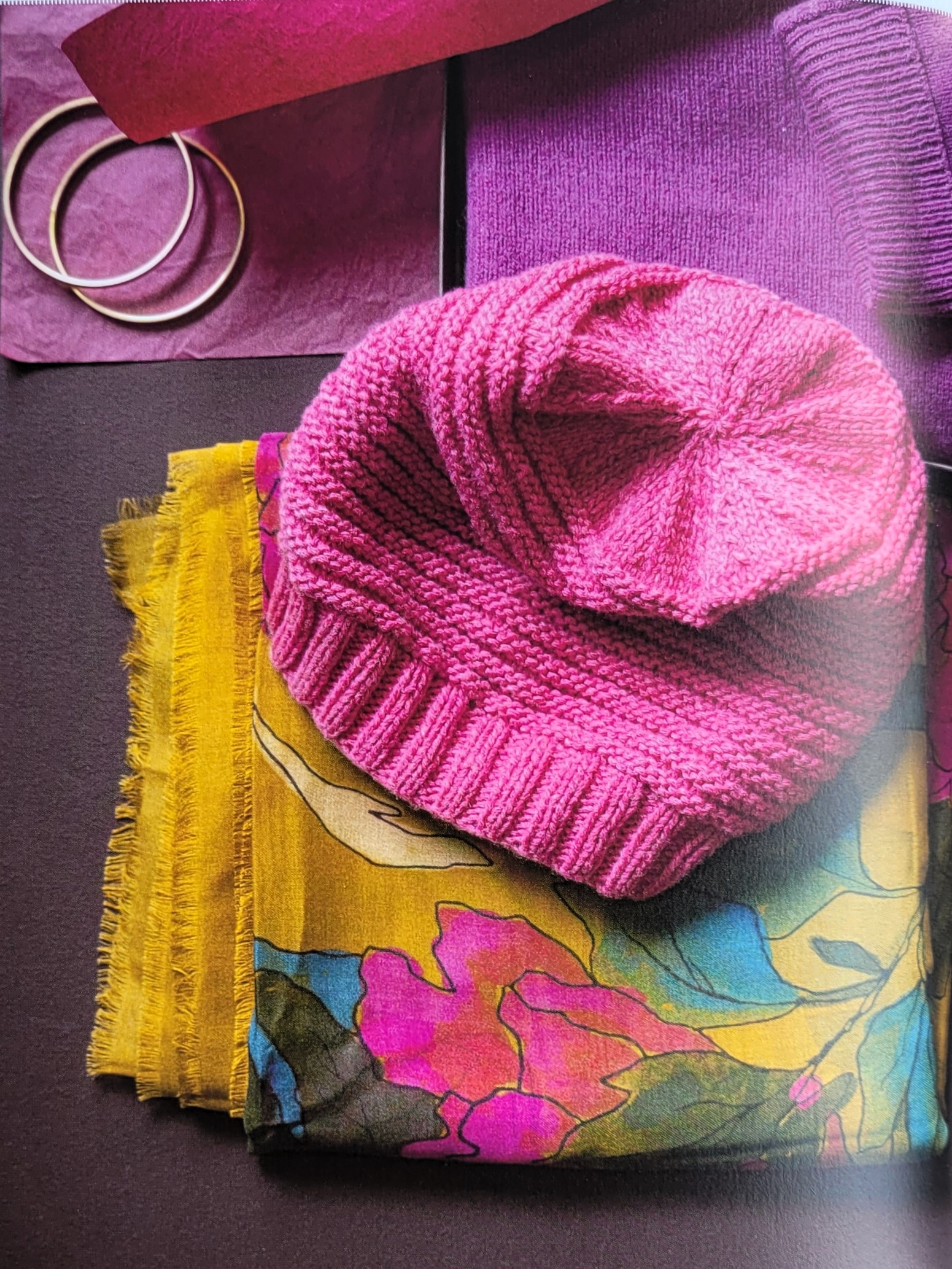 Livre accessoires à tricoter frédérique alexandre laines lang Yarns Editions Marie Claire