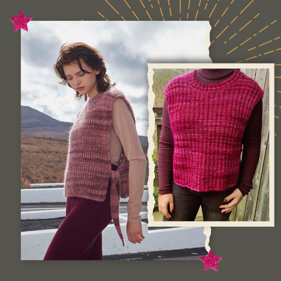 pull sans manches pearlescent laine glamour wooladdicts