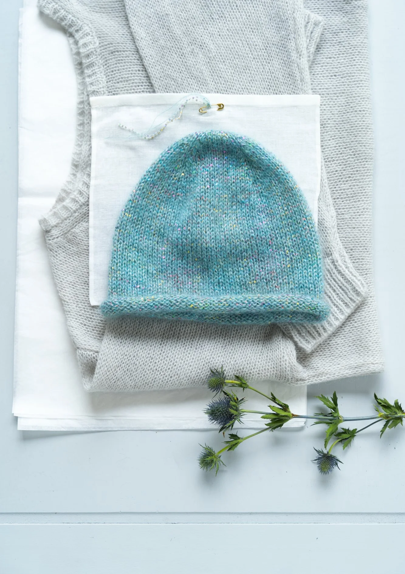 Livre accessoires à tricoter frédérique alexandre laines lang Yarns Editions Marie Claire