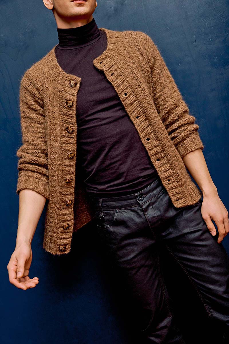 Gilet 242 catalogue Lang Yarns Punto 89 Baby Lama