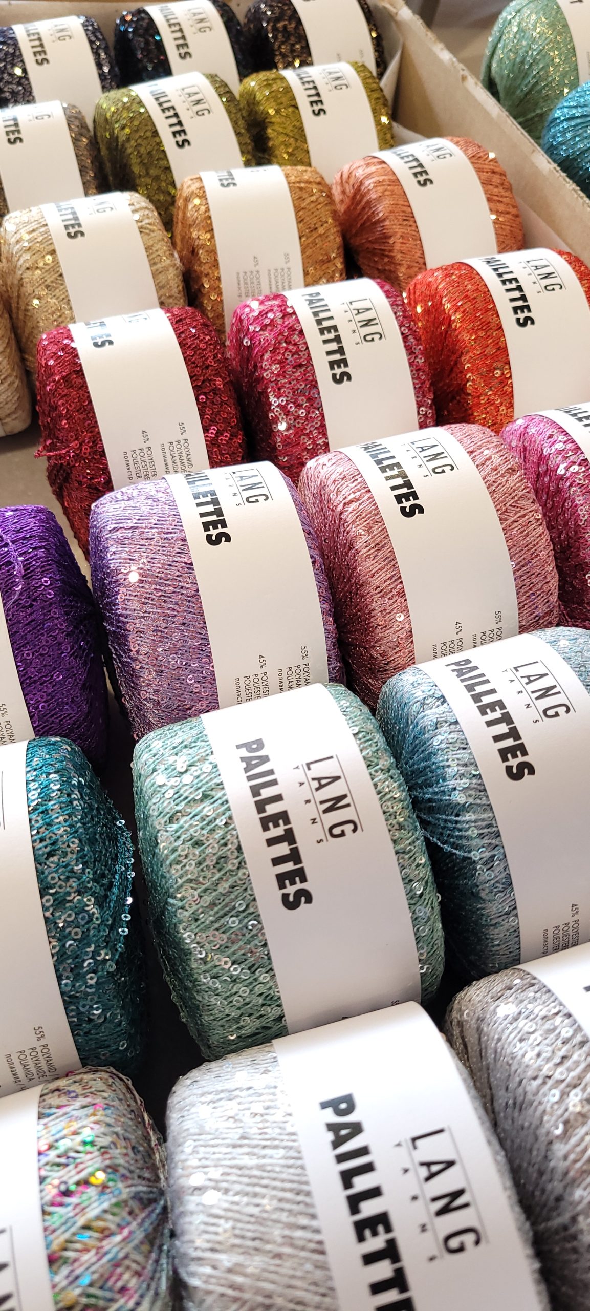 paillettes lang yarns