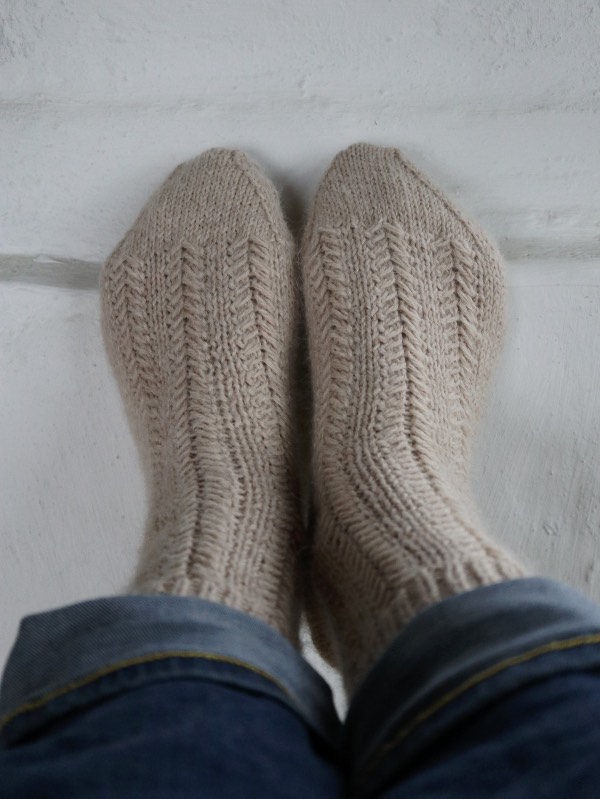 Chaussettes Callie laines lang yarns de knitamore