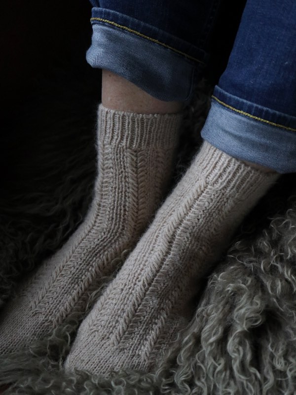 Chaussettes Callie laines lang yarns de knitamore