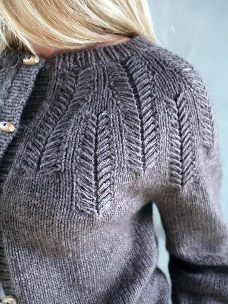 Cardigan Callie Knitamore laine Lang Yarns