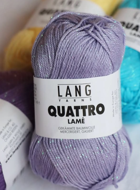 quattro lamé lang yarns