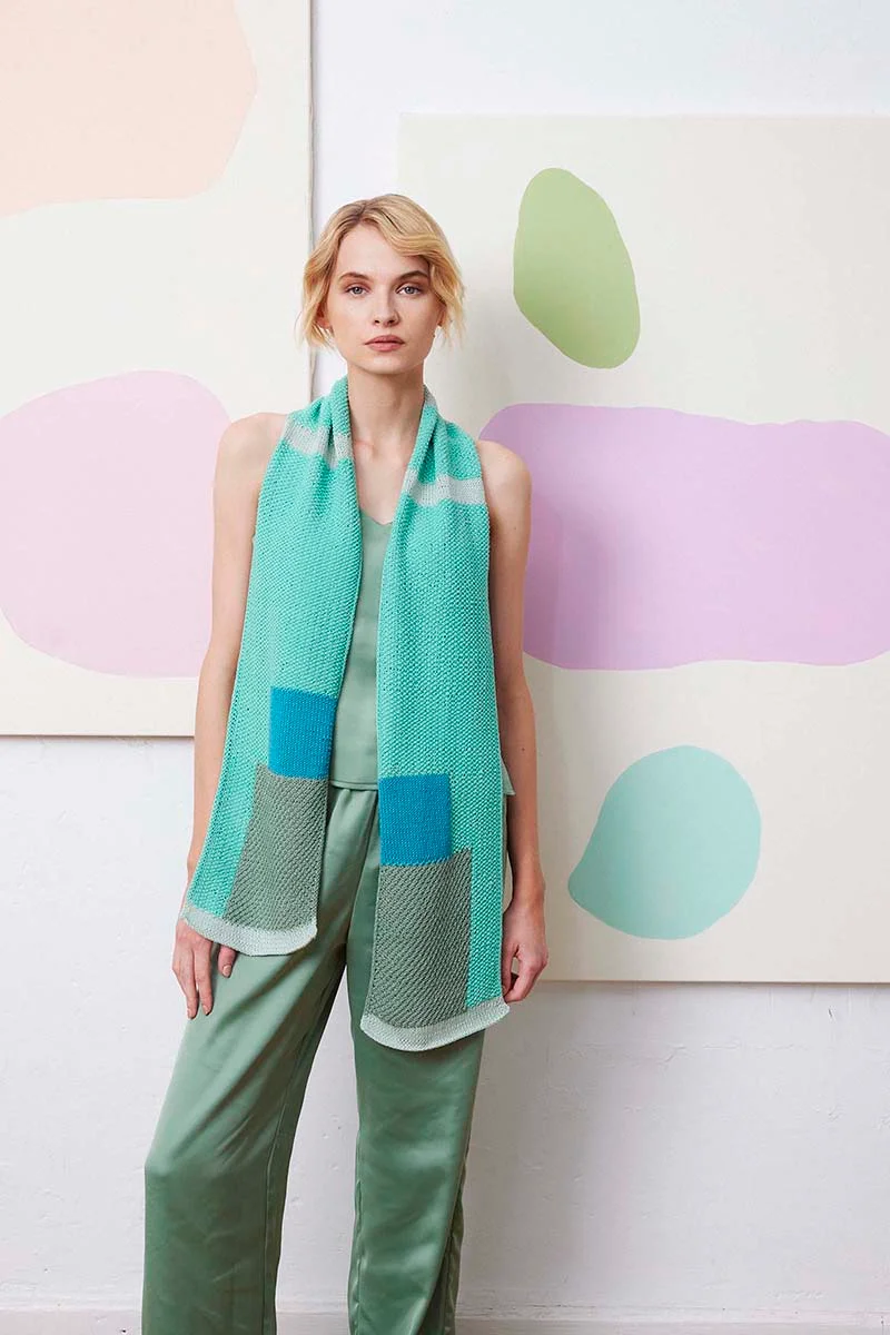 Echarpe 19 catalogue Lang Yarns FAM 288 Collection