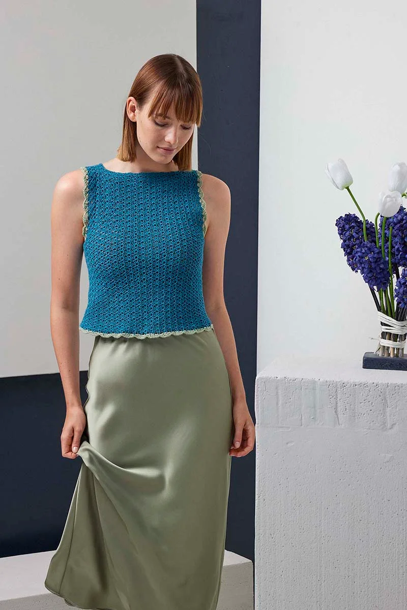 Débardeur 30 catalogue Lang Yarns FAM 288 Collection