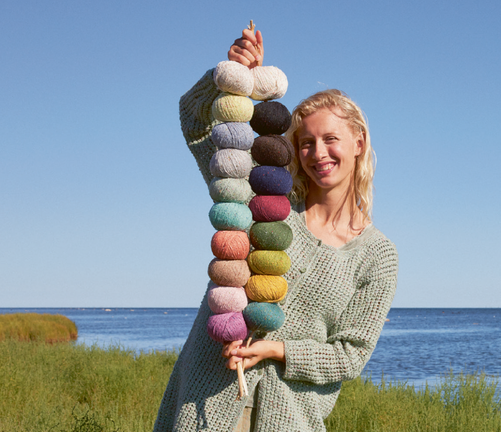 cotton tweed lang yarns